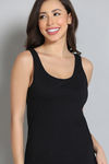 Zivame Knit Cotton Kurti Slip - Black Beauty — thumbnail 6